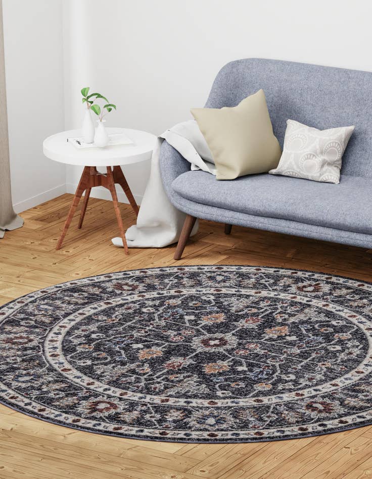 Detail image of  3' 3 x 3' 3 Eco Traditional Round Rug