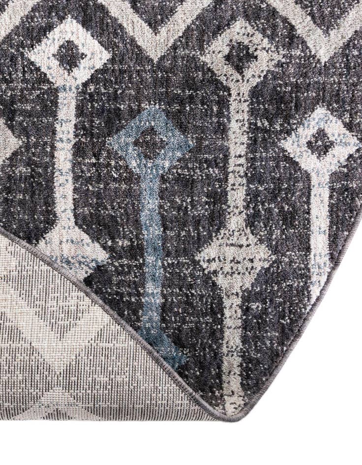 Detail image of  3' 3 x 3' 3 Eco Trellis Round Rug