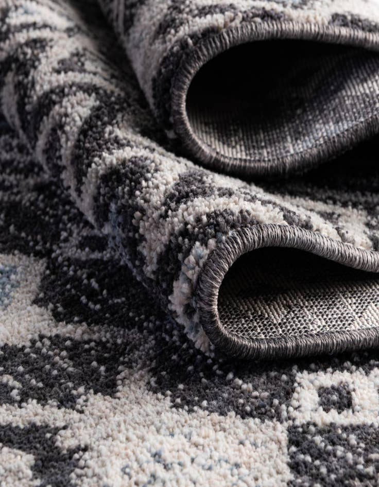 Detail image of  3' 3 x 3' 3 Eco Trellis Round Rug