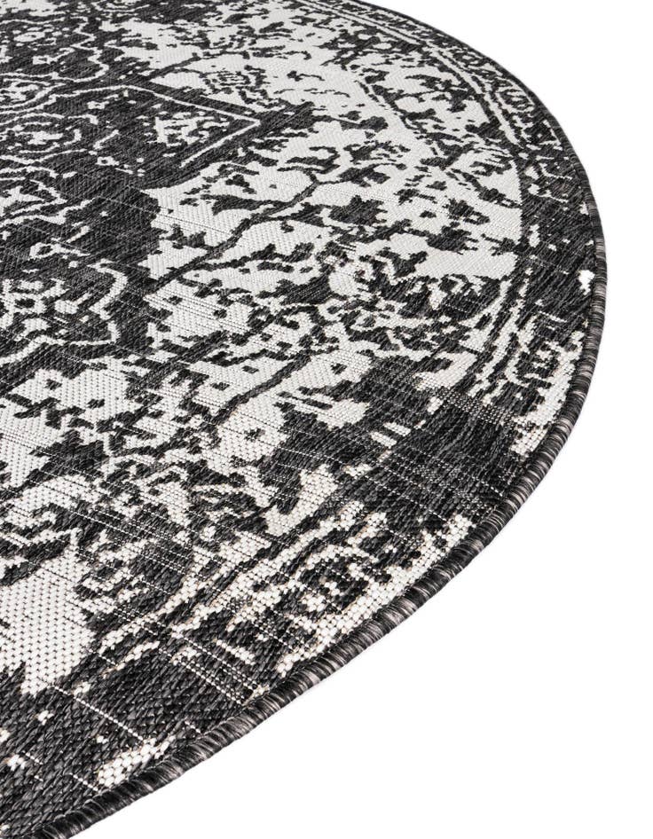Detail image of  4' x 4'  Washable Jill Zarin Dubai Indoor / Outdoor Round Rug