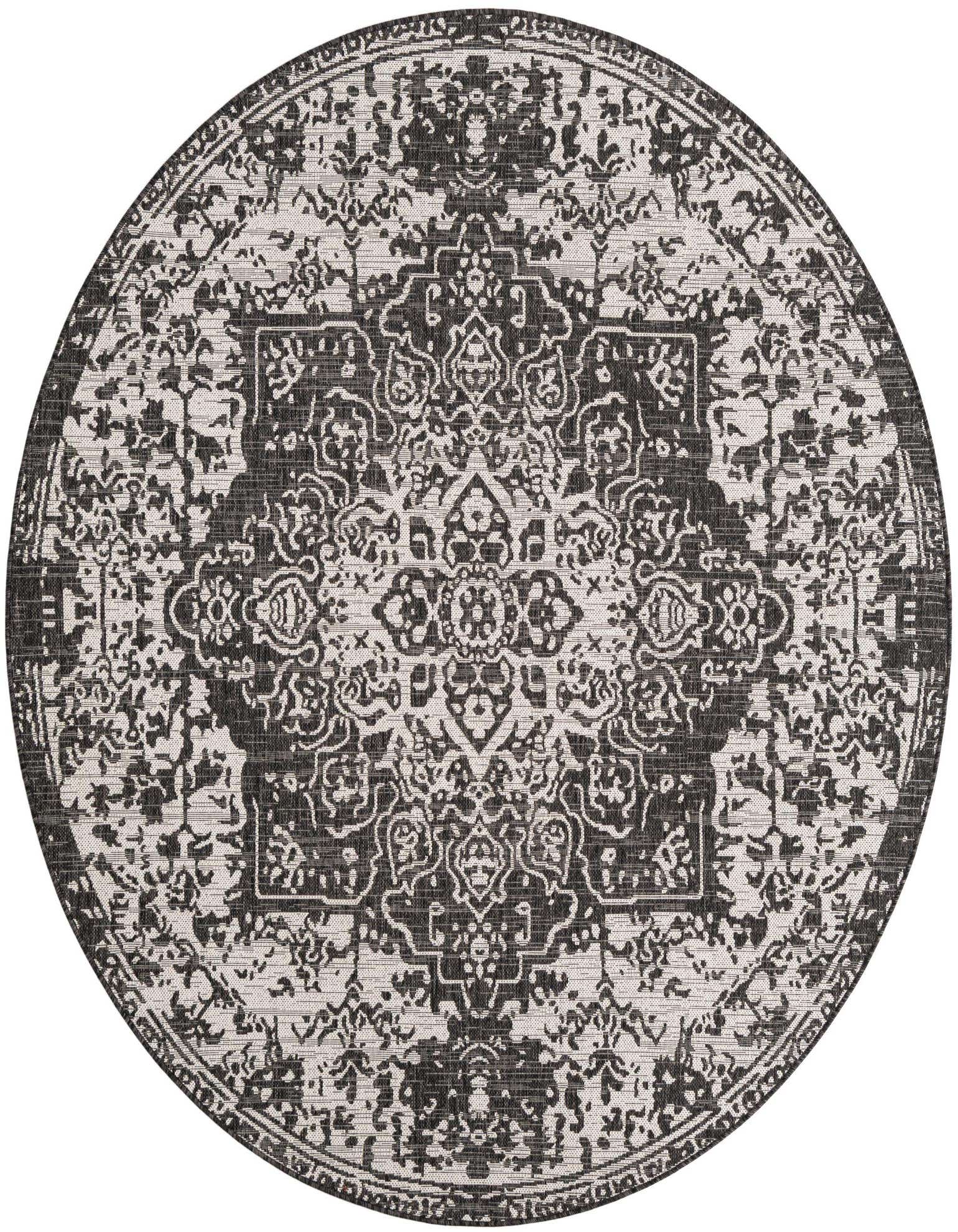 Primary image  7' x 7'  Washable Jill Zarin Indoor / Outdoor Round Rug