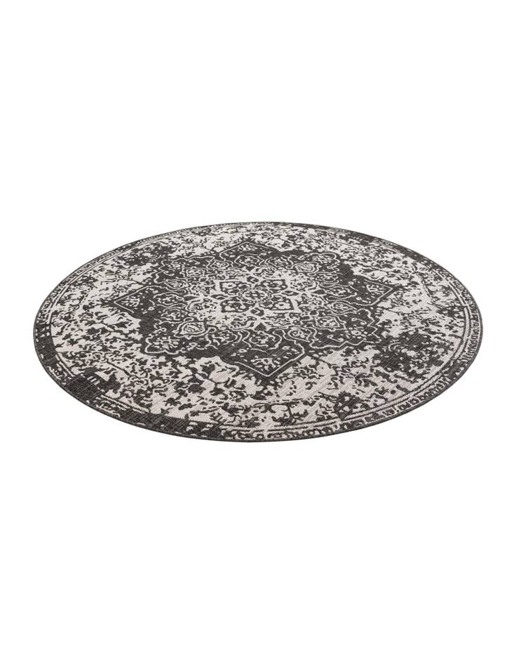 Detail image of  7' x 7'  Washable Jill Zarin Indoor / Outdoor Round Rug