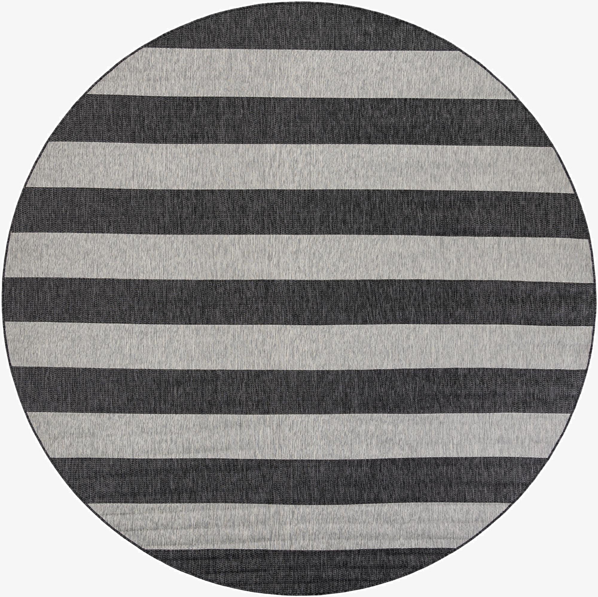  10' x 10'  Washable Ribbon Indoor / Outdoor Round Rug