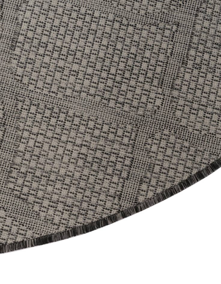 Detail image of  4' x 4'  Washable Safari Indoor / Outdoor Round Rug