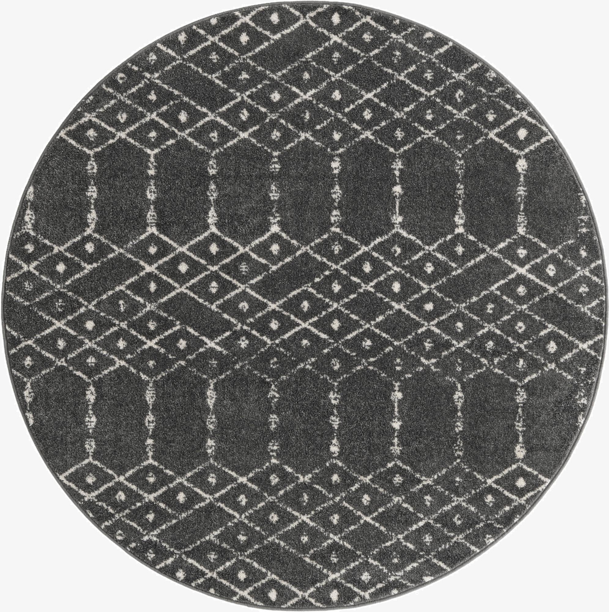  5' 3 x 5' 3 Paxon Trellis Round Rug