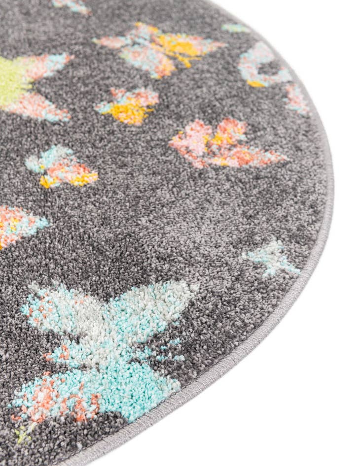 Detail image of  7' 10 x 7' 10 Whimsy Kids Round Rug