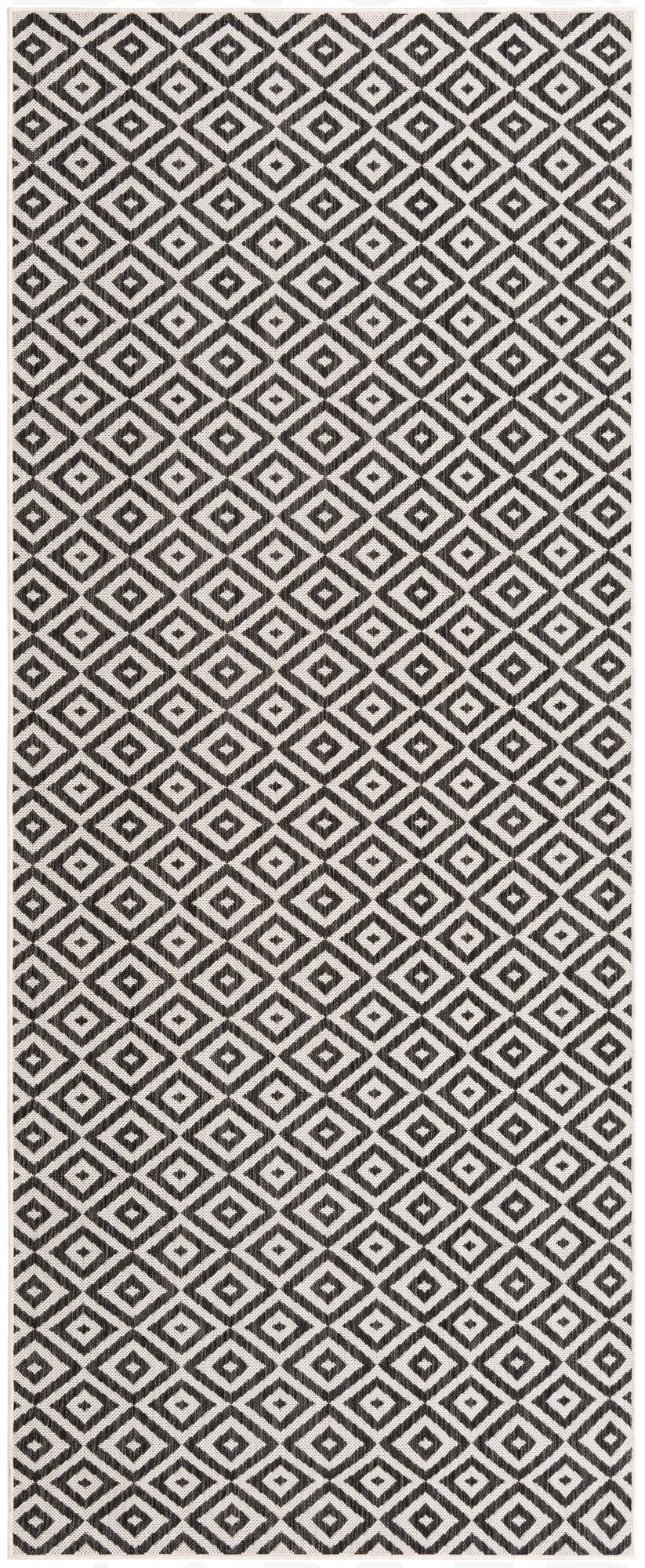 4' x 10'  Washable Jill Zarin Indoor / Outdoor Runner Rug
