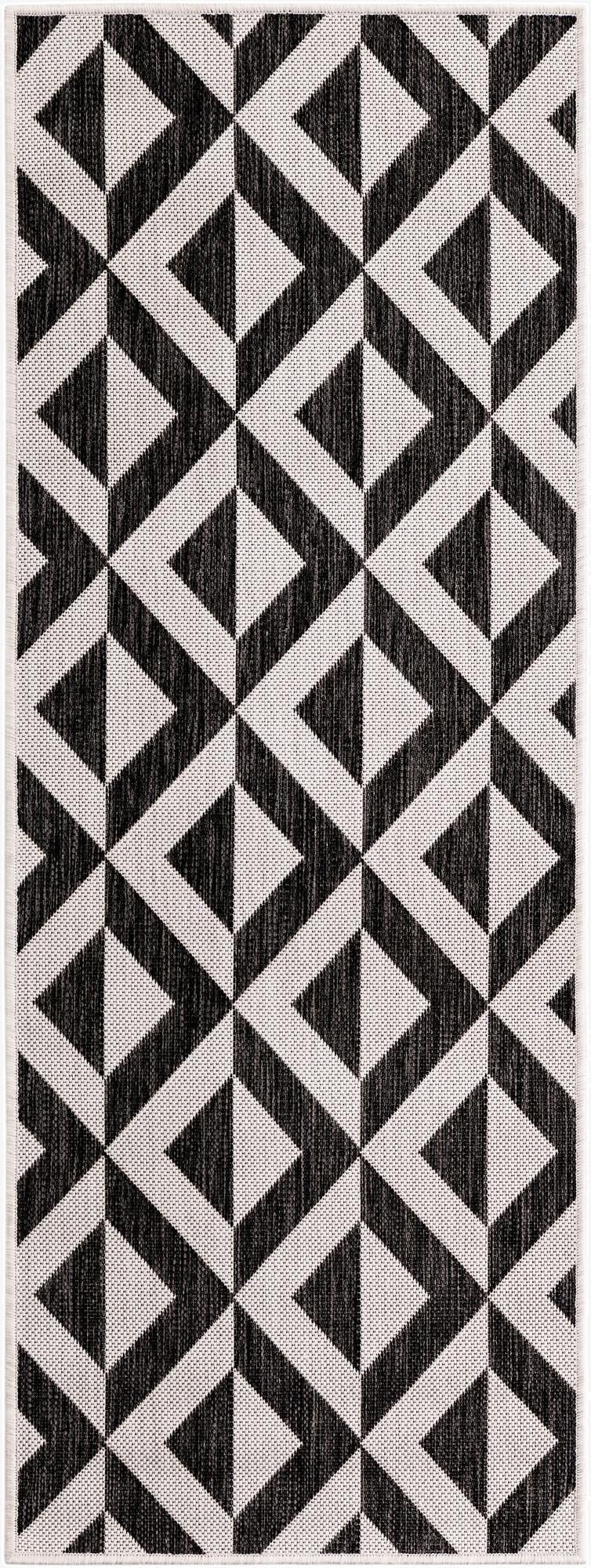  2' x 5' 3  Washable Jill Zarin Napa Indoor / Outdoor Runner Rug