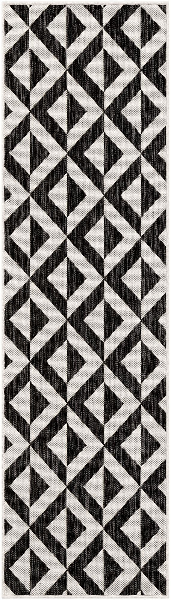  2' x 7'  Washable Jill Zarin Napa Indoor / Outdoor Runner Rug