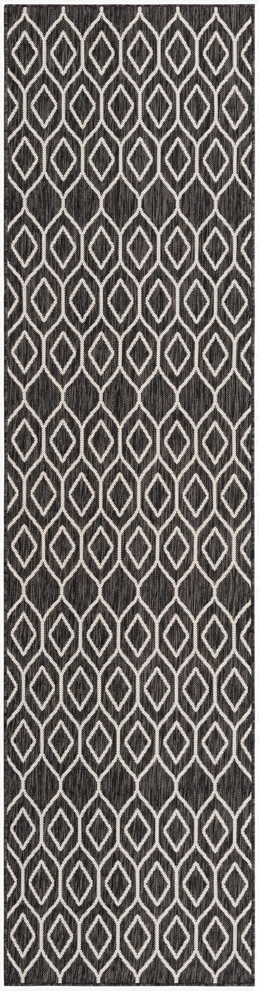  2' 3 x 9' 4  Washable Jill Zarin Indoor / Outdoor Runner Rug
