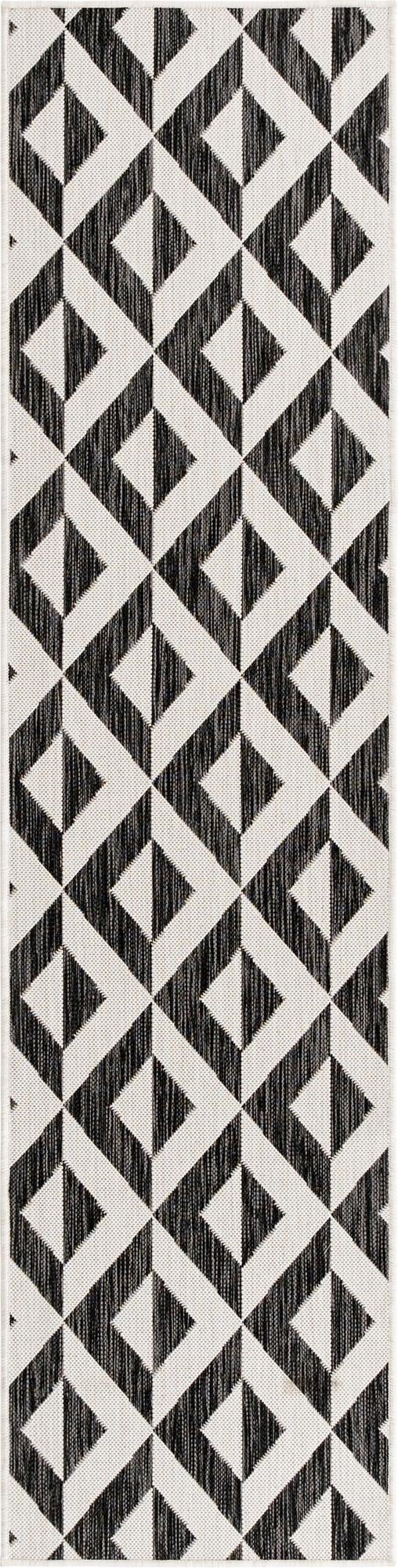  2' x 8'  Washable Jill Zarin Napa Indoor / Outdoor Runner Rug