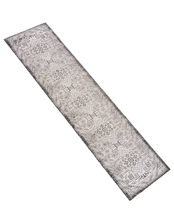 Detail image of  2' 7 x 12'  Washable Aztec Indoor / Outdoor Runner Rug