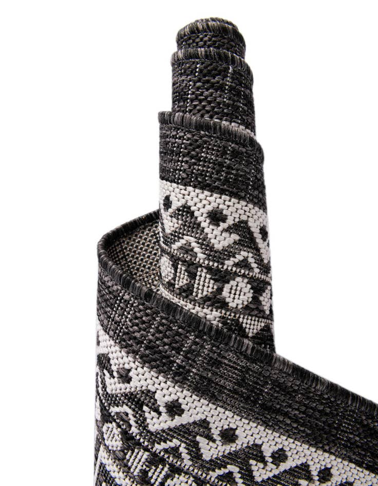 Detail image of  2' x 8'  Washable Aztec Indoor / Outdoor Runner Rug