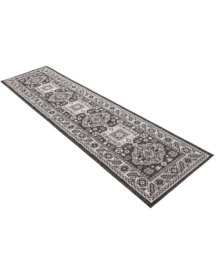 Detail image of  2' 7 x 10'  Washable Aztec Indoor / Outdoor Runner Rug