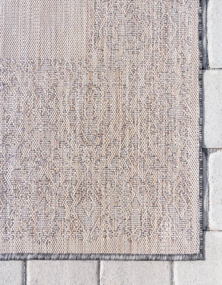 Detail image of  2' x 6'  Washable Border Indoor / Outdoor Runner Rug