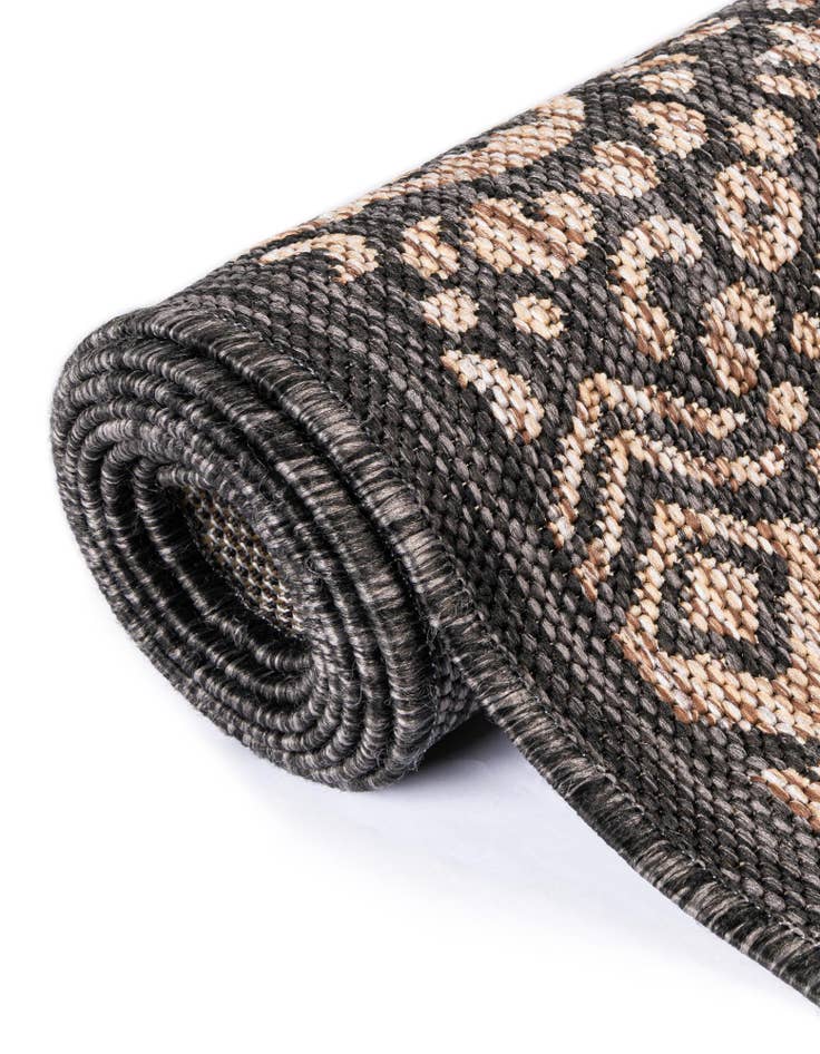 Detail image of  2' x 6'  Washable Border Indoor / Outdoor Runner Rug