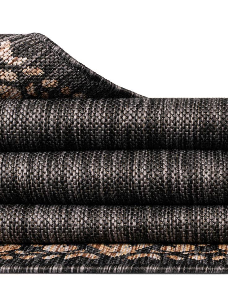 Detail image of  2' x 6'  Washable Border Indoor / Outdoor Runner Rug