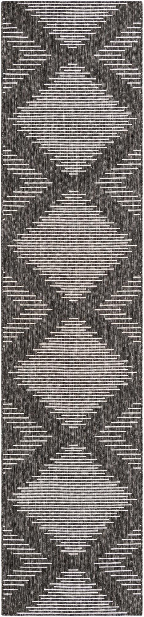  2' 7 x 11' 8  Washable Modern Indoor / Outdoor Runner Rug