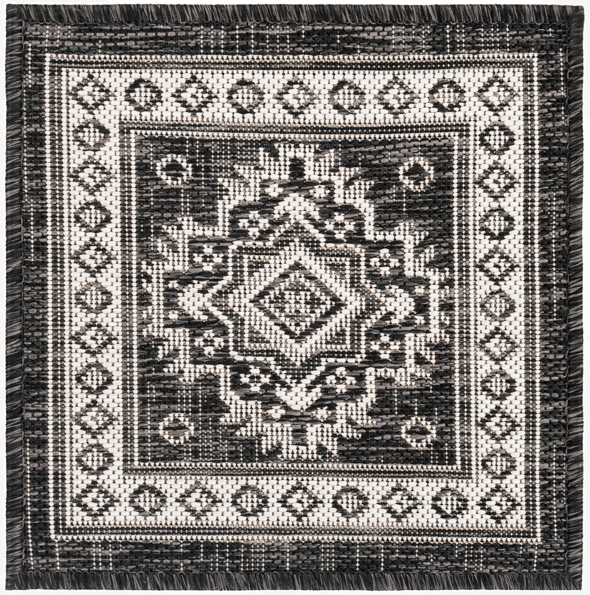  1' 4 x 1' 4  Washable Aztec Indoor / Outdoor Sample Rug