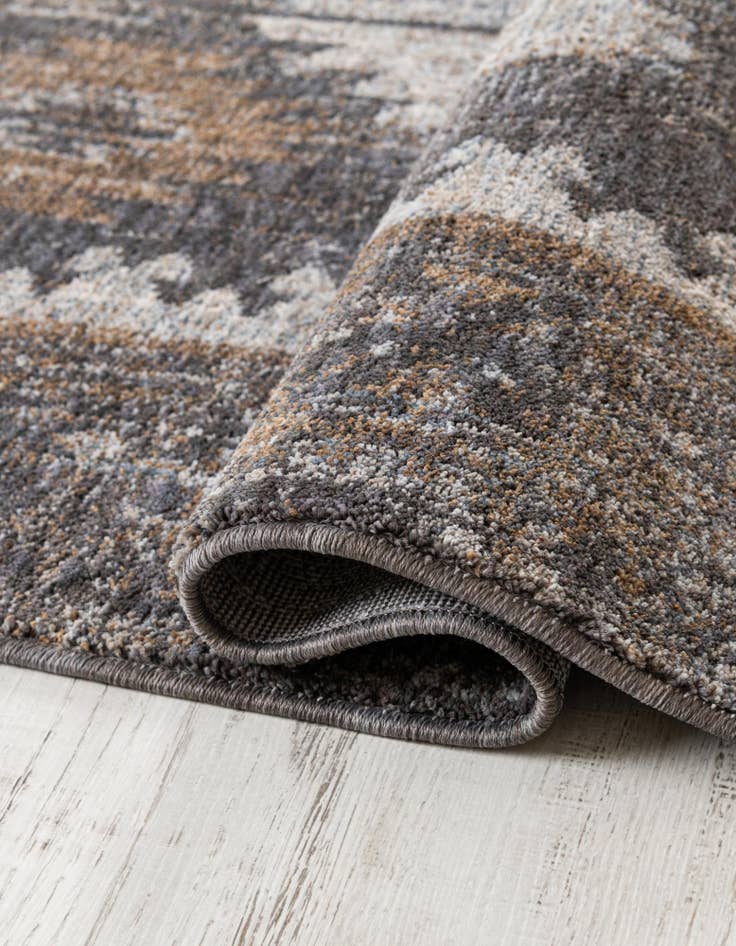 Detail image of  5' 3 x 5' 3 Eco Southwestern Square Rug