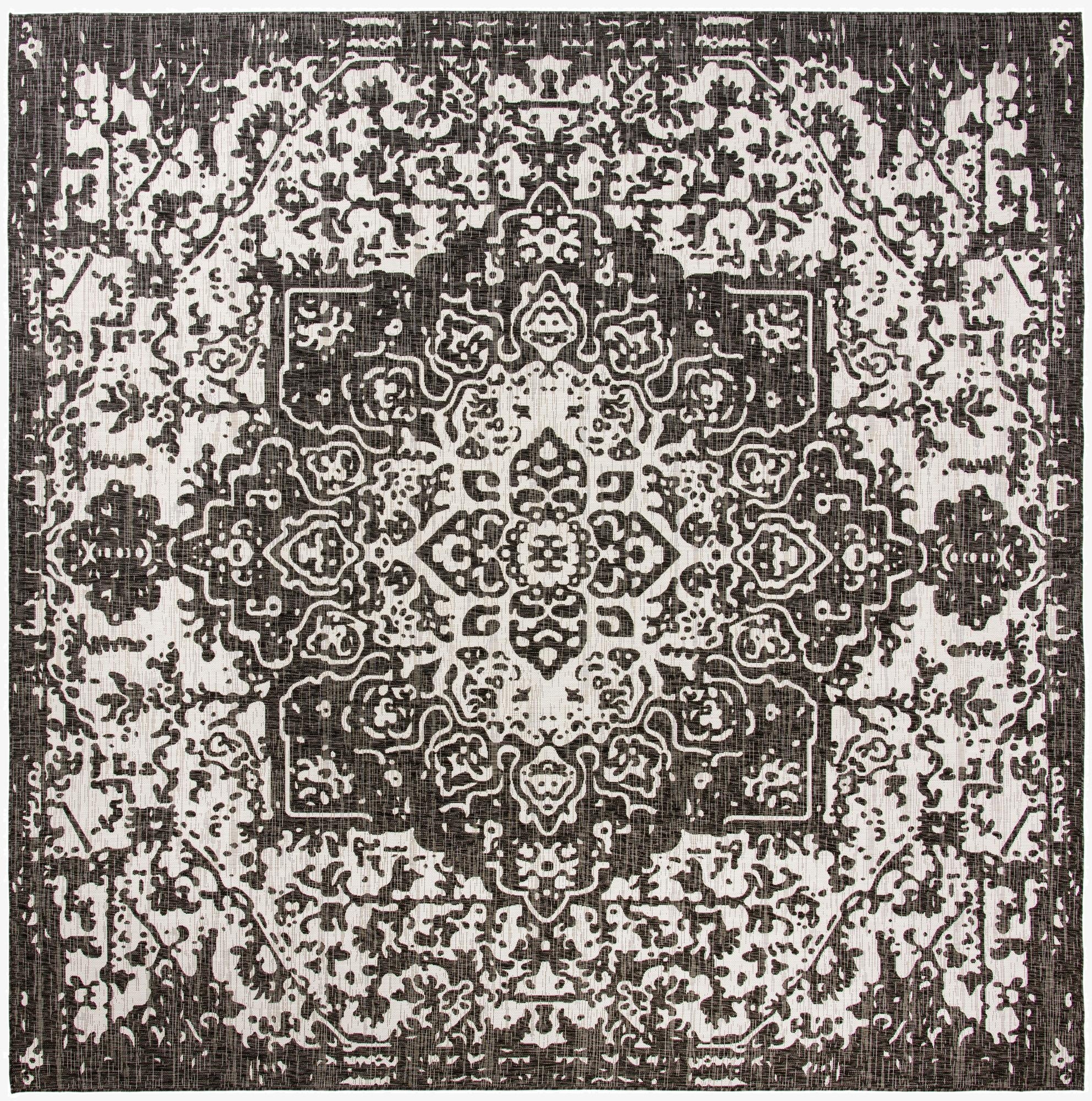  13' x 13'  Washable Jill Zarin Dubai Indoor / Outdoor Square Rug