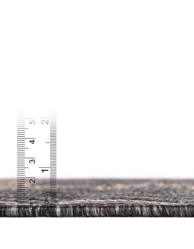 Detail image of  13' x 13'  Washable Traditional Indoor / Outdoor Square Rug