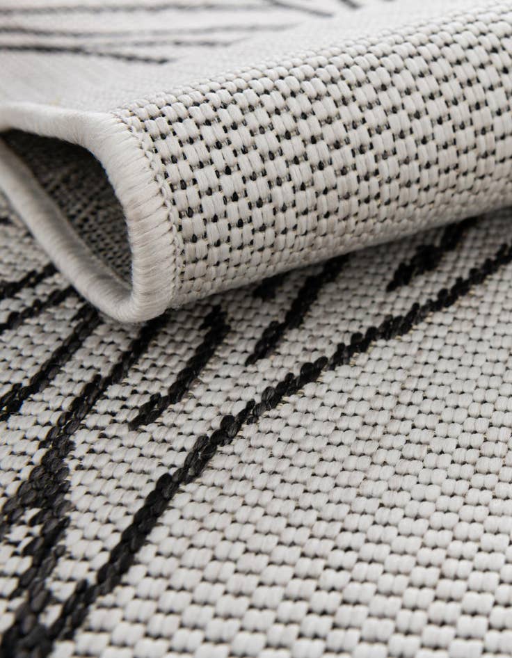 Detail image of  2' x 6'  Washable Botanical Indoor / Outdoor Runner Rug