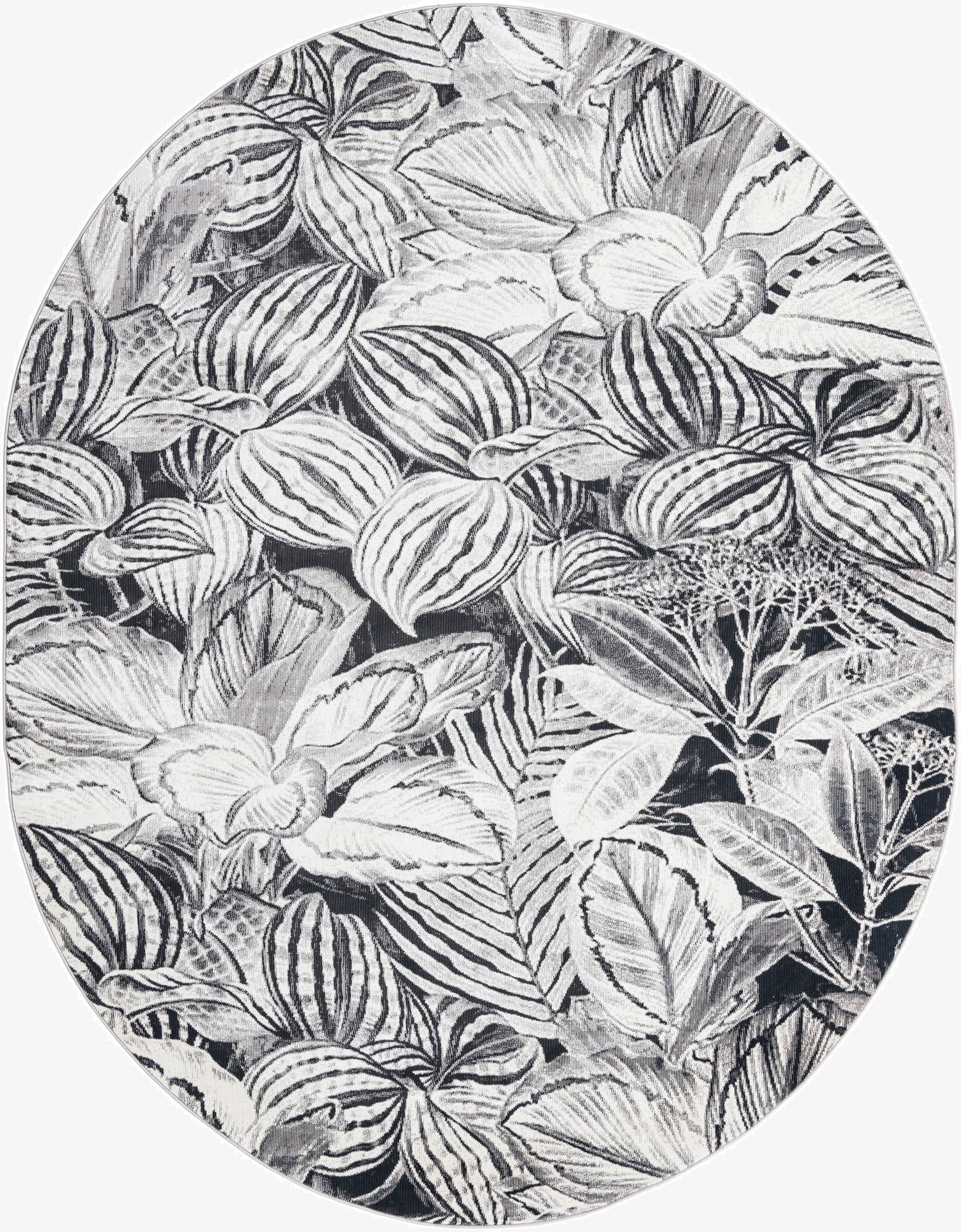  7' 10 x 10' Blossom Oval Rug