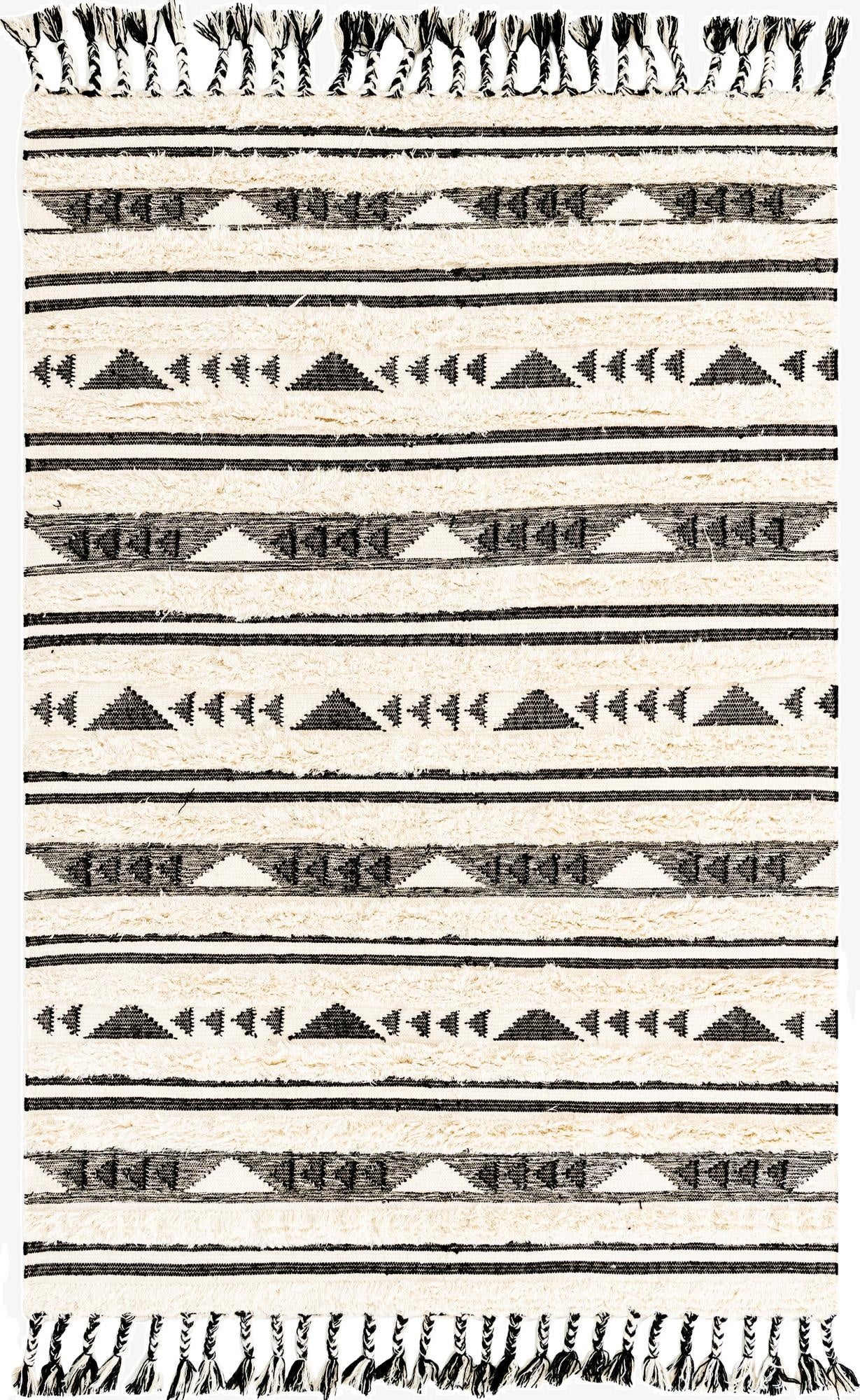  6' 1 x 9'  Hand Woven Arizona Wool Rug