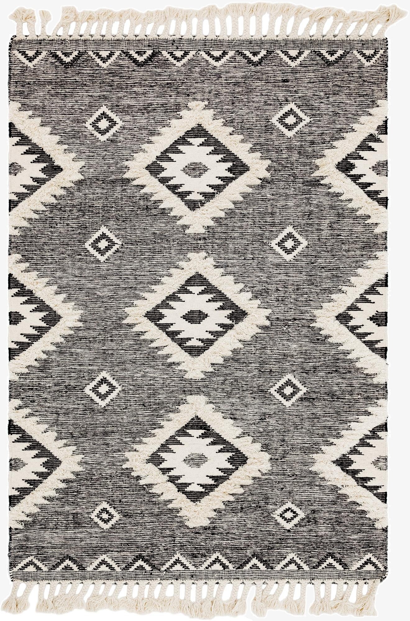  6' 1 x 9'  Hand Woven Arizona Wool Rug