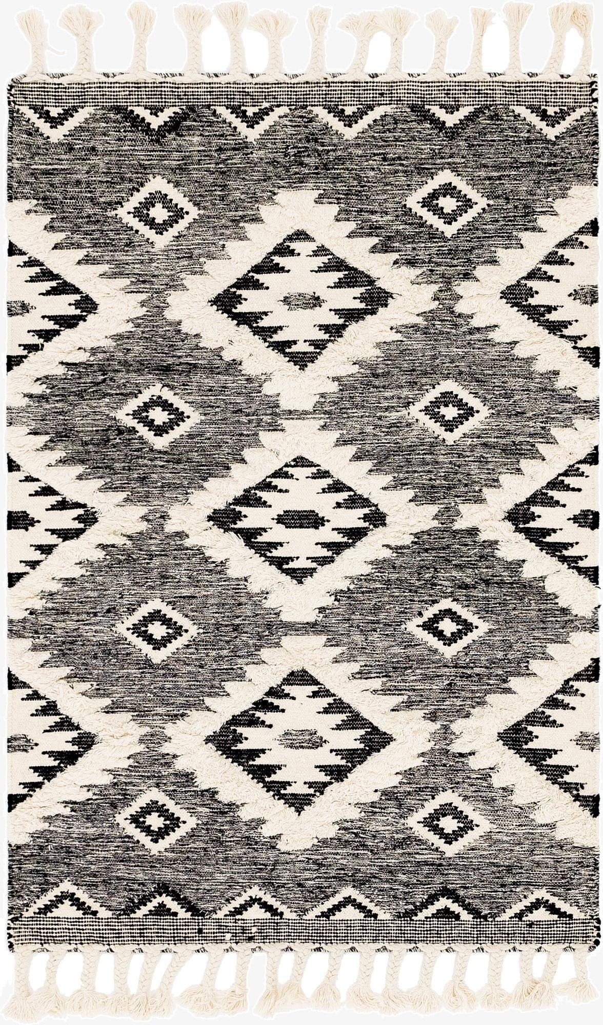 4' 1 x 6' 1  Hand Woven Arizona Wool Rug