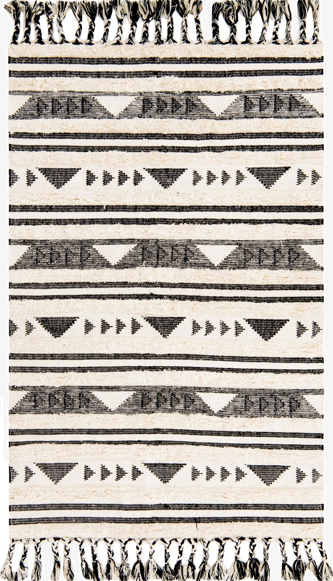  5' 1 x 8'  Hand Woven Arizona Wool Rug