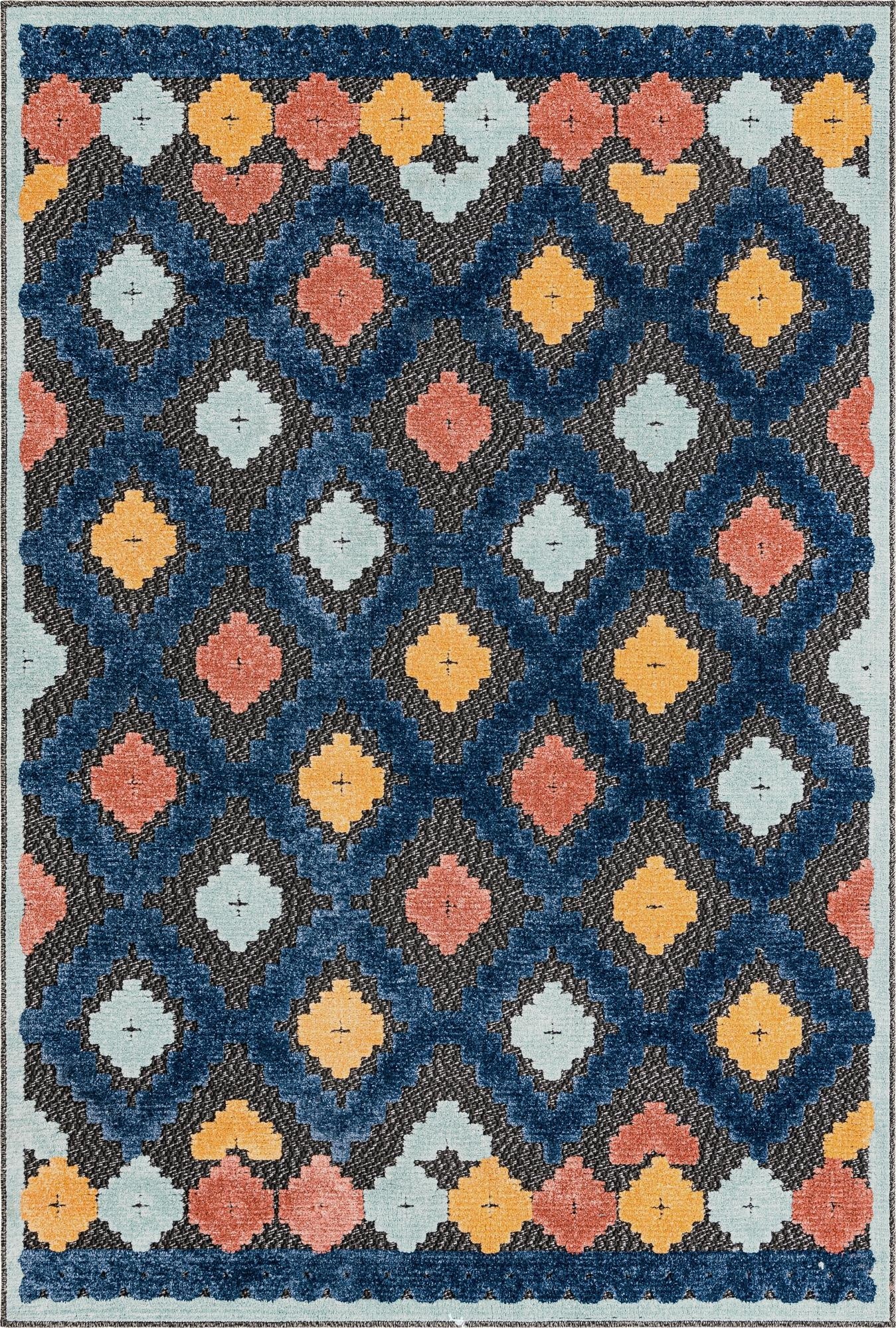  4' x 6'  Washable Belize Indoor / Outdoor Rug