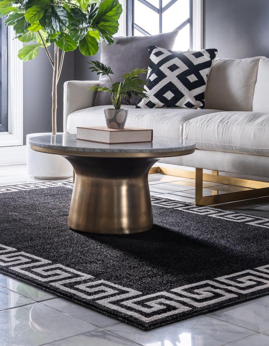 Charcoal 9' x 12' Hera Rug | Rugs.com