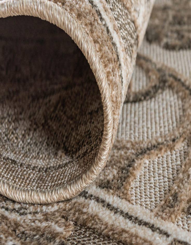 Detail image of 8' x 10' Washable Botanical Indoor / Outdoor Rug