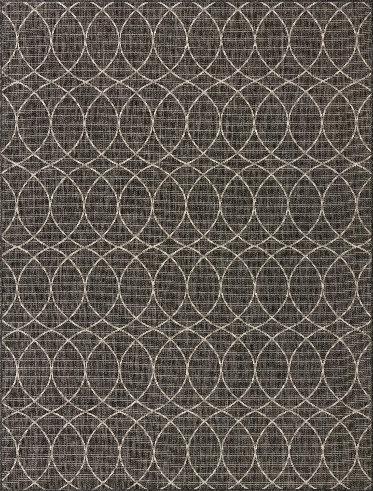  9' x 12'  Washable Lattice Indoor / Outdoor Rug