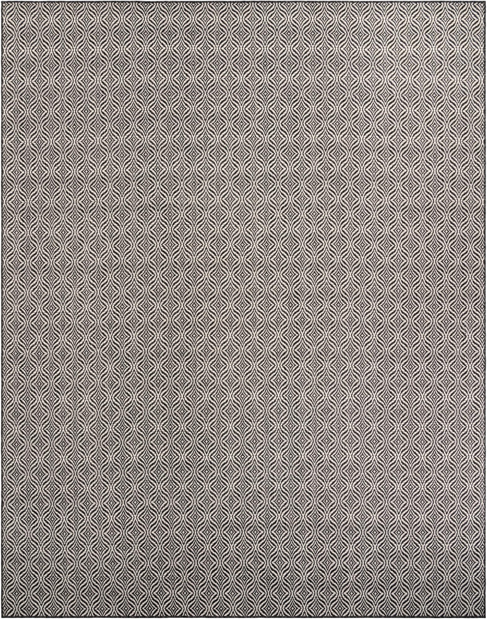  10' x 13'  Washable Lattice Indoor / Outdoor Rug