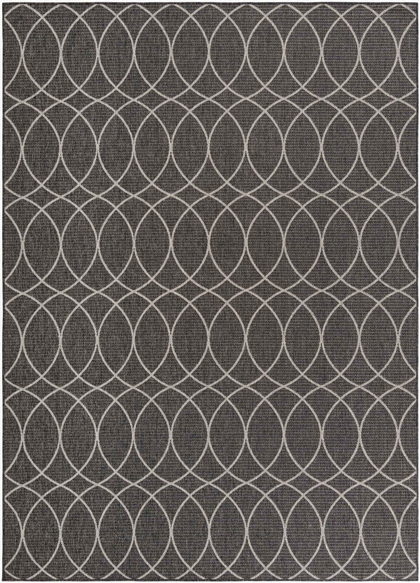  7' 10 x 11'  Washable Lattice Indoor / Outdoor Rug