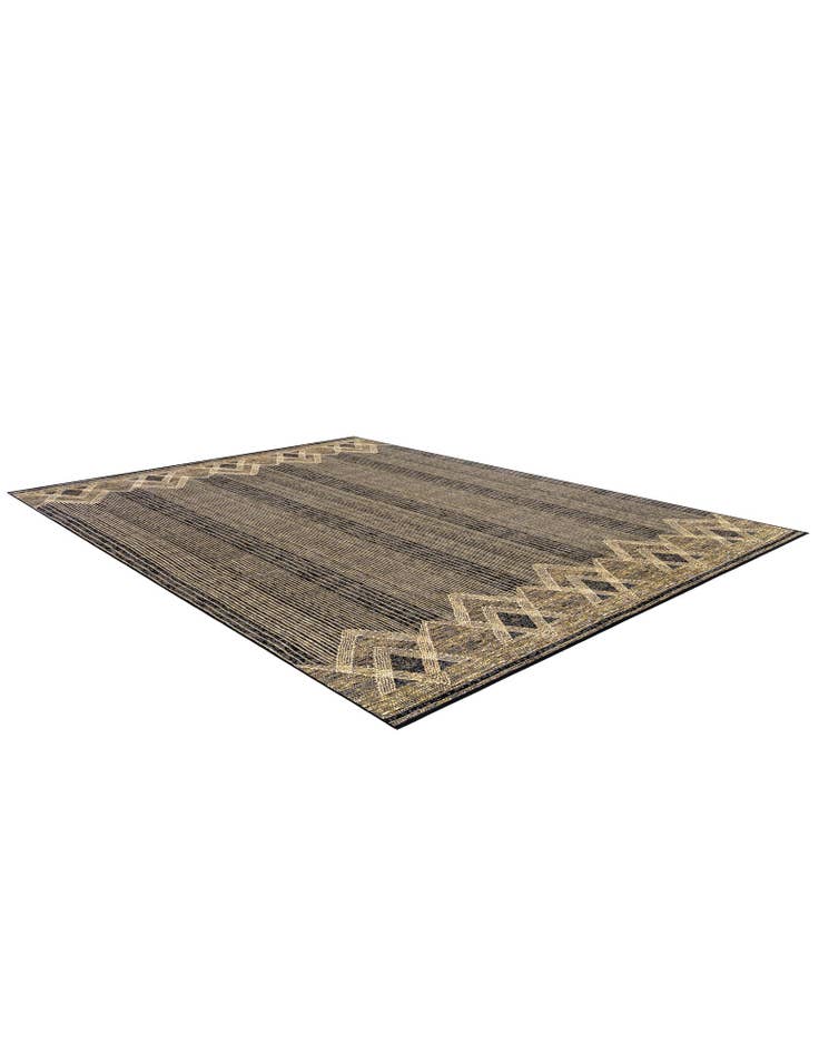 Detail image of  10' x 13'  Washable Modern Indoor / Outdoor Rug