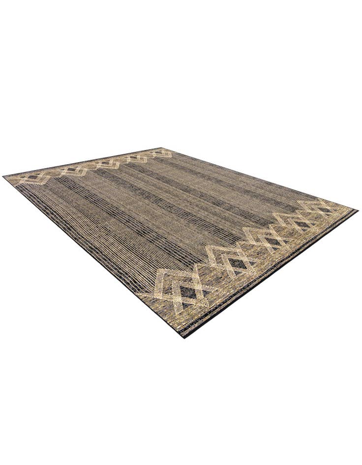 Detail image of  10' x 13'  Washable Modern Indoor / Outdoor Rug