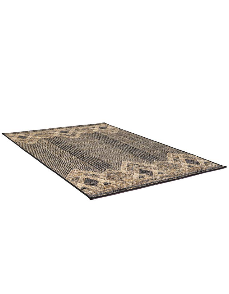 Detail image of  3' 3 x 5' 3  Washable Modern Indoor / Outdoor Rug