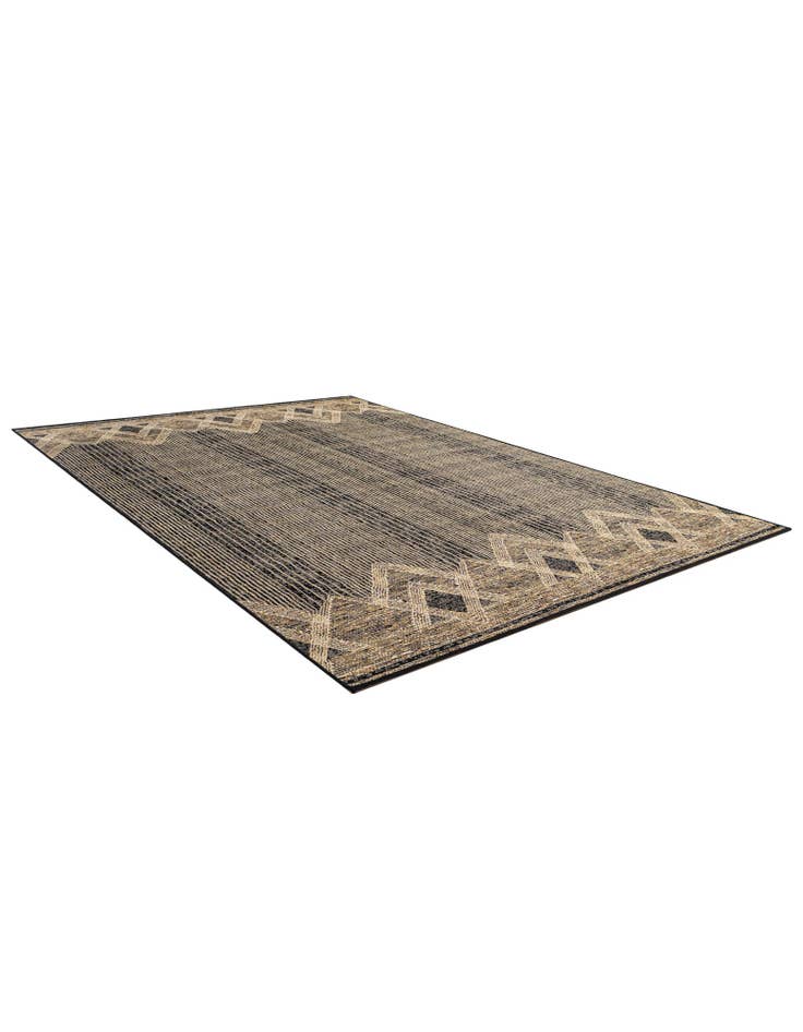 Detail image of  7' 10 x 11'  Washable Modern Indoor / Outdoor Rug