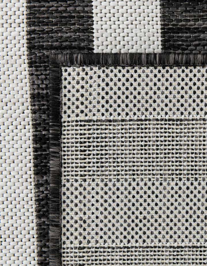 Charcoal 4' x 6' Ribbon Indoor / Outdoor Rug | Rugs.com