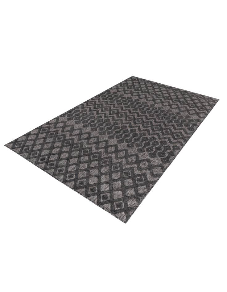 Detail image of  6' x 9'  Washable Trellis Textured Indoor / Outdoor Rug
