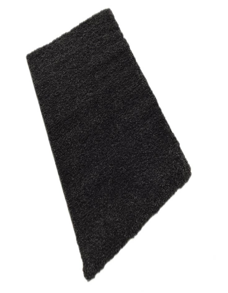 Detail image of  2' 2 x 3' Solid Frieze Rug