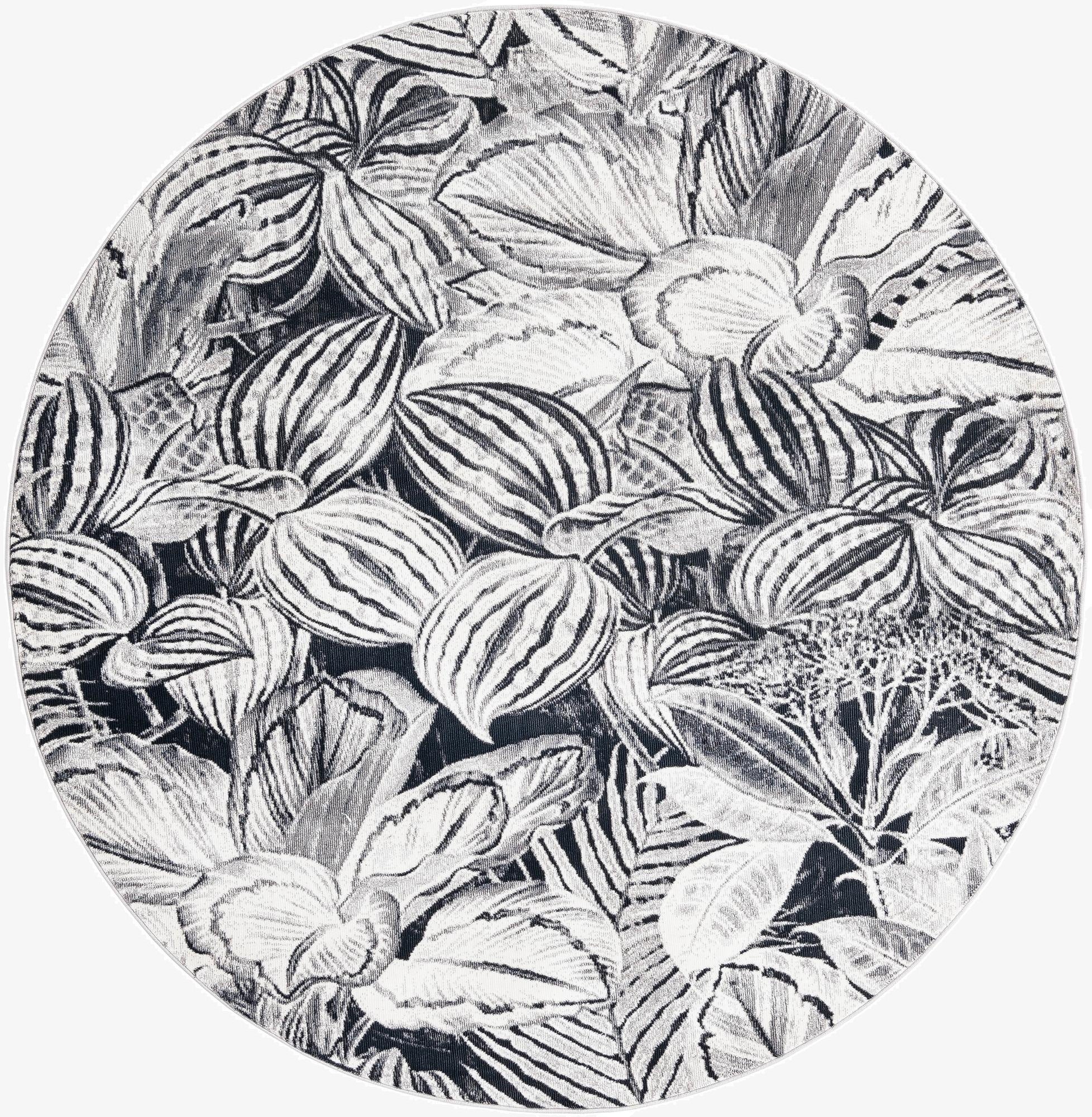  7' x 7' Blossom Round Rug