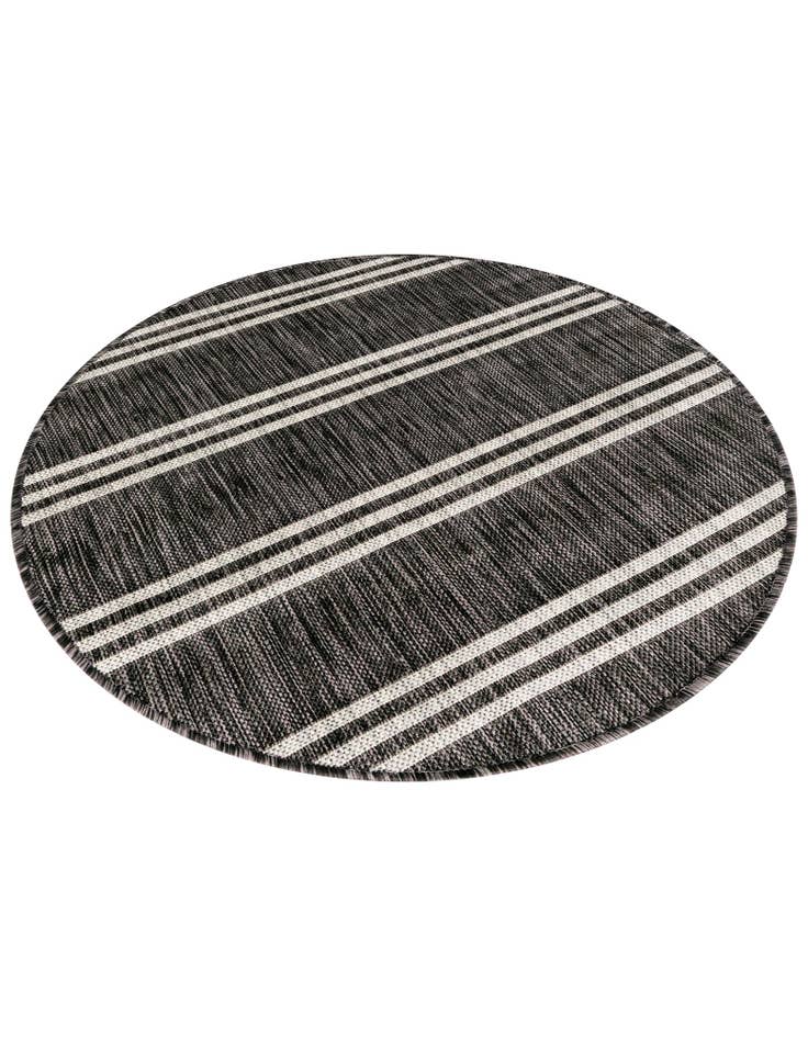Detail image of  3' x 3'  Washable Jill Zarin Anguilla Indoor / Outdoor Round Rug