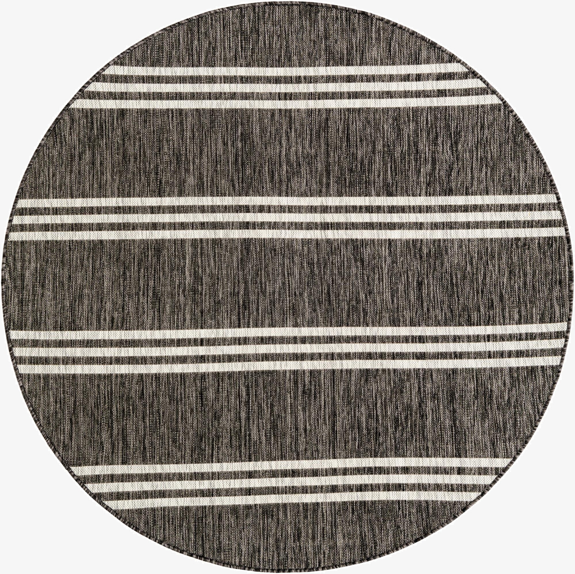  5' 3 x 5' 3  Washable Jill Zarin Anguilla Indoor / Outdoor Round Rug