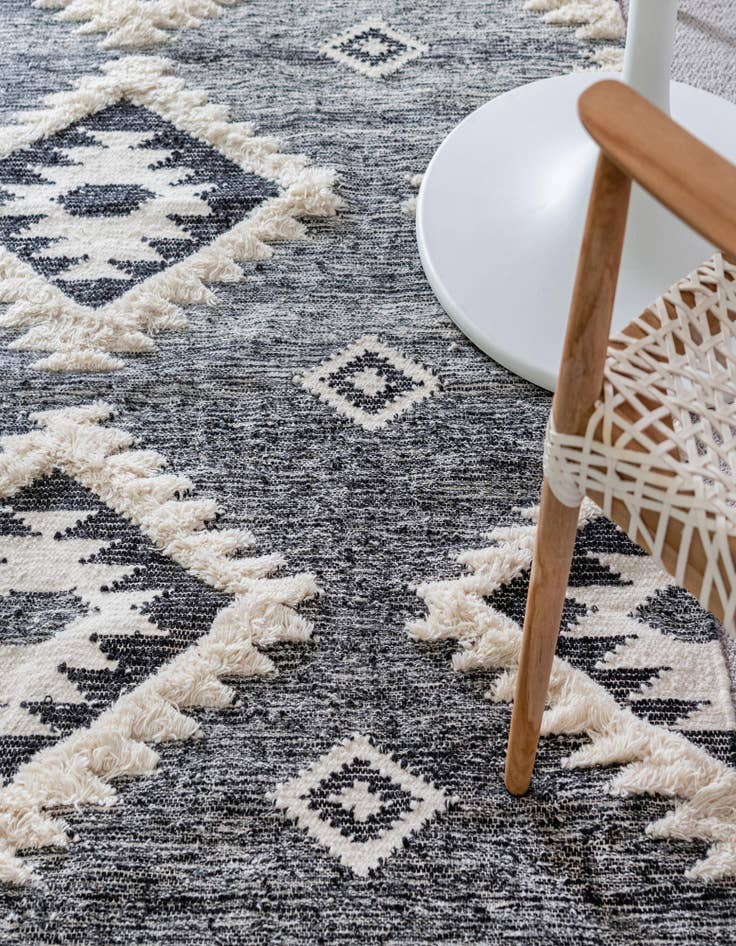 Detail image of  2' 2 x 8' 2  Hand Woven Arizona Wool Runner Rug