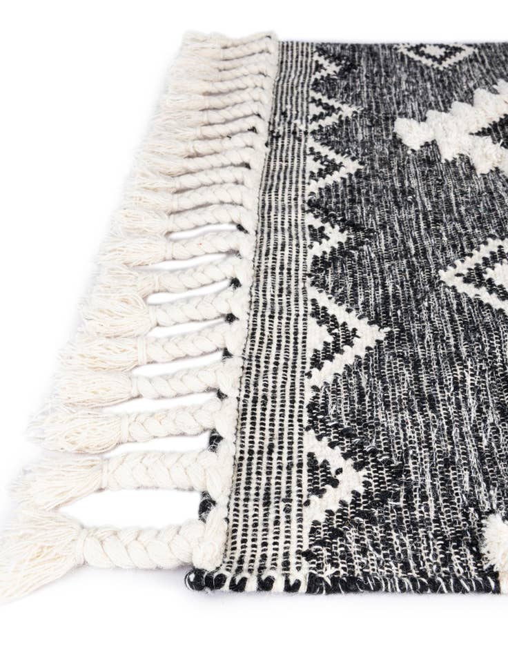 Detail image of  2' 2 x 8' 2  Hand Woven Arizona Wool Runner Rug